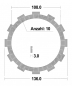 Preview: Suzuki GSF1200 /N /S /A /SA  Bandit 2006 FCC Reiblamellen