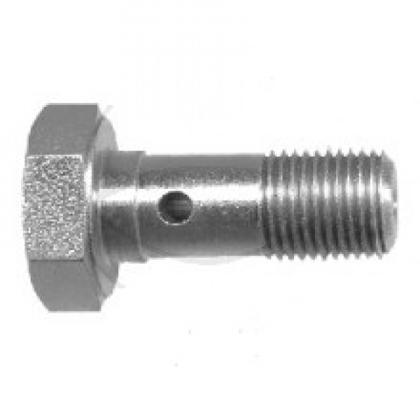 Hohlschraube für Bremsschlauch MQ Gewinde: M10 x 1,0 Schlüsselweite: 16 mm Länge: 32,20 mm