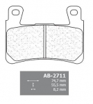 Alpha Technik Bremsbeläge für Honda CBR600F Sport PC35 (600ccm) 2001-